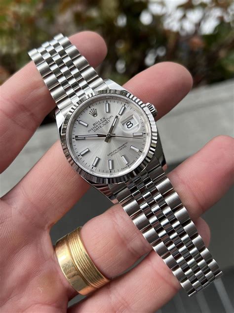 small gold and silver rolex|rolex datejust silver dial 36mm.